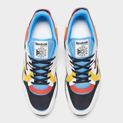 Reebok Classic Leather Mens Low Top Casual Shoes Multi
