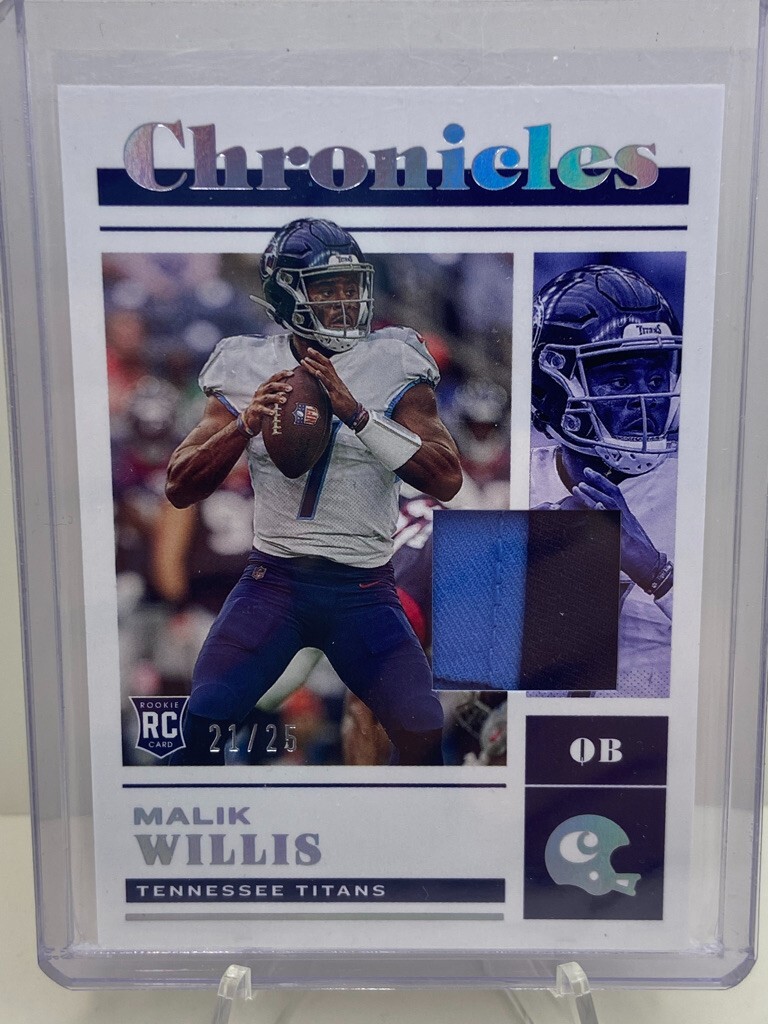 Malik Willis Panini Chronicles #34 Jersey