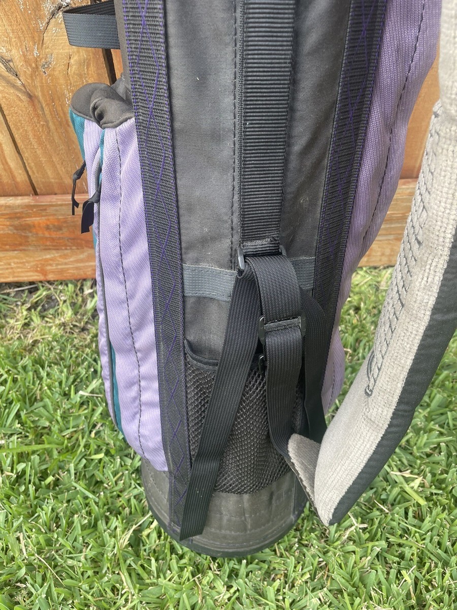 ⭐️SUN MOUNTAIN FRONT NINE 90s Teal Purple Retro Stand Bag ⭐️SUN MOUNTAIN FRONT NINE 90s Teal Purple Retro Stand Bag