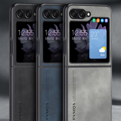 アドバンスR Shockproof Plain Leather Skin-Friendly Phone Case For