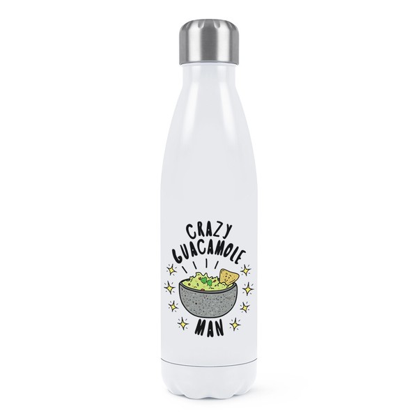 VerrüCkte Guacamole Mann Stars Doppelwand Wasserflasche Vatertag Avocado Lustig-image