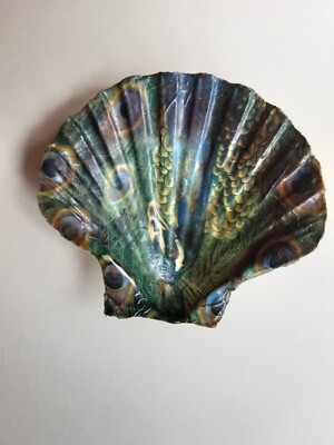  Seifenschale, muschelförmig. Handbemalte Muschel.  Vintage, UNIKAT