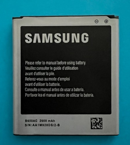 GENUINE BATTERY SAMSUNG B650AC GALAXY MEGA 5.8 GT-i9150 GT-i9152 2600mAh OEM - Photo 2 sur 5