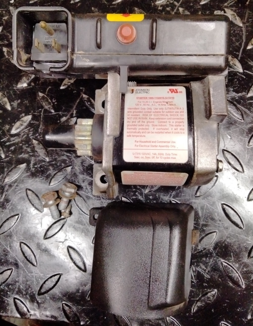 Toro 120v Electric Starter 798884 For Briggs & Stratton 250cc