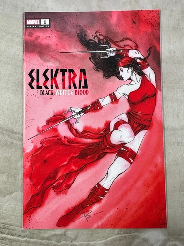 Elektra Black White And Blood #1 Marvel Comics 1st Print Variant