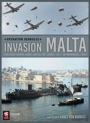 Legion Wargames Invasion: Malta New In Shrink Wrap Fast Shipping