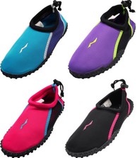 Norty Womens Water Shoes Aqua Socks Surf Yoga Exercise Pool Beach Swim Slip On