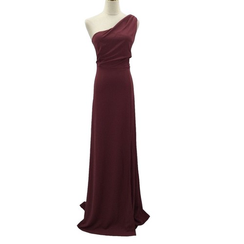 Lulus Air Of Romance Maxi Dress Burgundy Size XS Halter Neck Chiffon  Sleeveless | eBay