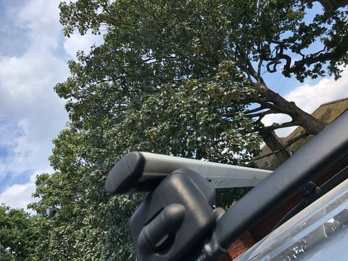 MERCEDES VITO W447 2014+ EXTRA LONG SILVER ROOF BARS & CROSS BAR SET ROOF RACK - Picture 3 of 6