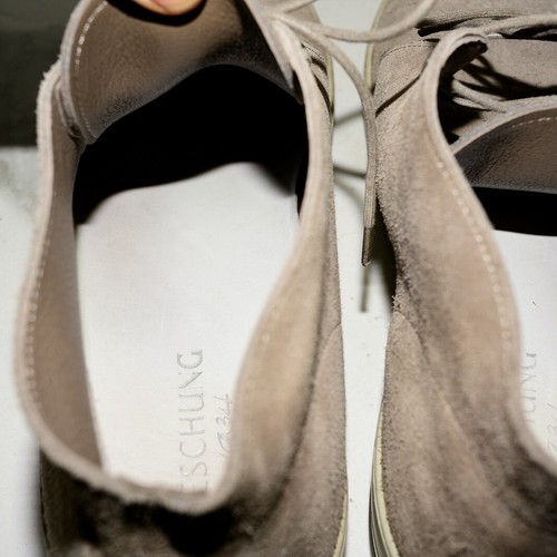 Heschung Suede High Top Sneaker Chukka Sand Men EU 44 / US 11 - Picture 15 of 19