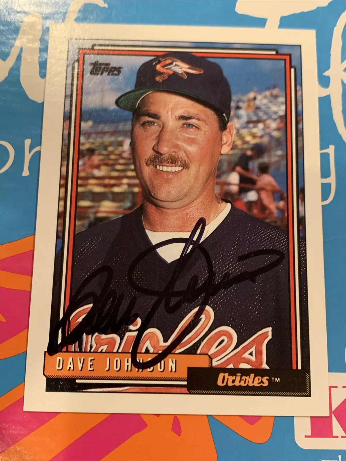 Dave Johnson trading card