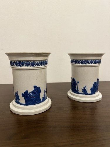 Wedgwood Drabware Vases 1820’s Pair - 19th Century - Picture 6 of 9