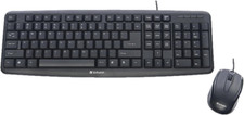 Verbatim Slimline Wired Keyboard and Mouse Combo USB Plug-and-Play