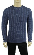 NEW TOMMY BAHAMA ISLAND SURF CABLE CREWNECK MARITIME PULLOVER SWEATER XL 148