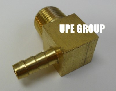 25 Pieces) 3/8 HOSE BARB ELBOW X 1/4 MALE NPT Brass Pipe Fitting
