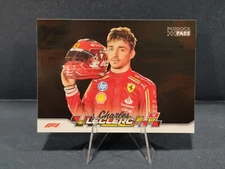 2024 Topps Paddock Pass Formula 1 F1 Charles Leclerc Black Foil #53