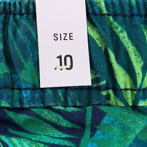 The Children's Place Boys Size 10 Blue Palm Print Pull On Jogger Shorts NWT - 第 3/6 張圖片