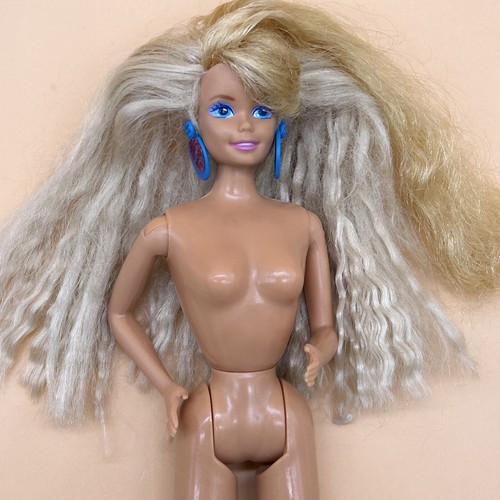 Barbie And The All Stars Doll Vintage 1980's Nude For OOAK EUC With Earrings - Picture 16 of 24