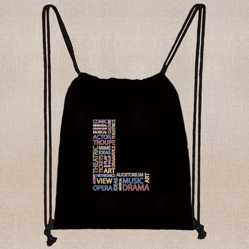 Bolsa con cordón resistente al agua con letras niños deportes gimnasio natación escuela PE sacos - Imagen 21 de 35