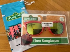 Sesame Street Elmo Sunglasses NIP Kids Comes With Case