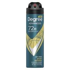 Degree Men Advanced Antiperspirant Deodorant Dry Spray Sport Defense 72-Hour...