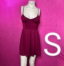 🆕Burgundy Cami Sun Mini Dress  Size S