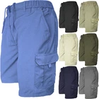 Mens Cargo Shorts Elasticated Casual Summer Half Pants KING BIG SIZES M - 6XL