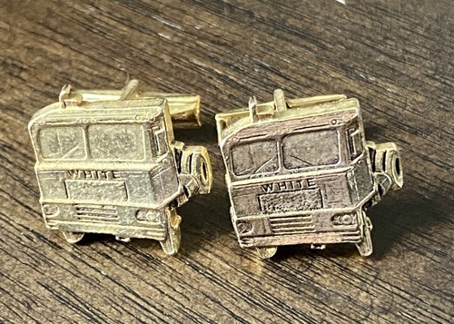 Semirremolque vintage camión de camión blanco eslabones dorado ~ como nuevo - Imagen 2 de 4