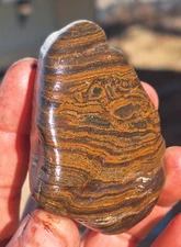 Genesis Stone B93 Magnetic Banded Iron stone BIF Wyoming ROOT CHAKRA Seer Stone