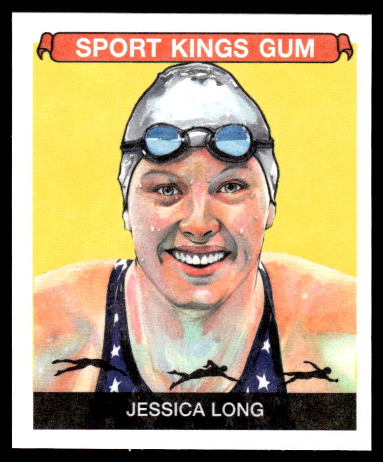 Jessica Long 2022 Sportskings Volume 3 # 90 Mini Swimming