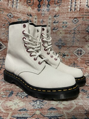 Dr Martens 1460 Bejewelled Leather Ankle Boots Martens 1460 White