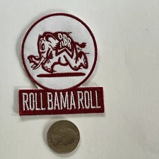 Alabama Crimson Tide Vintage EMBROIDERED IRON ON PATCH 3” X 2.5”