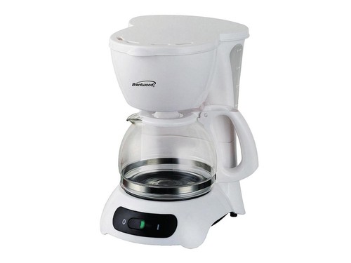 Brentwood Appliances TS-213W 4-Cup Coffee Maker (White) - Picture 3 of 7