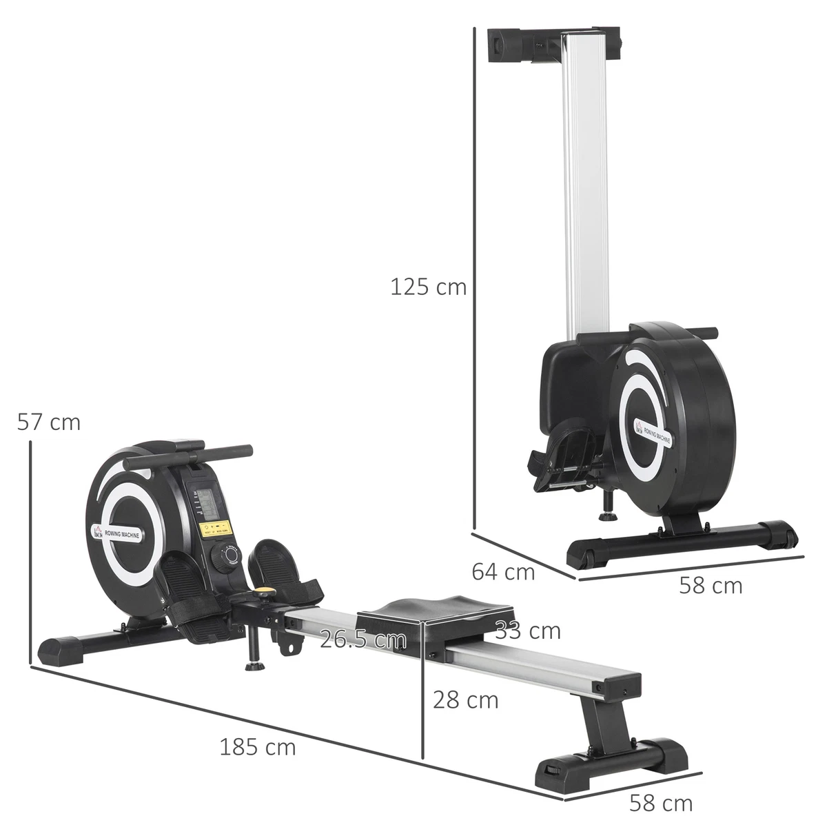 Homcom rowing machine review hot sale