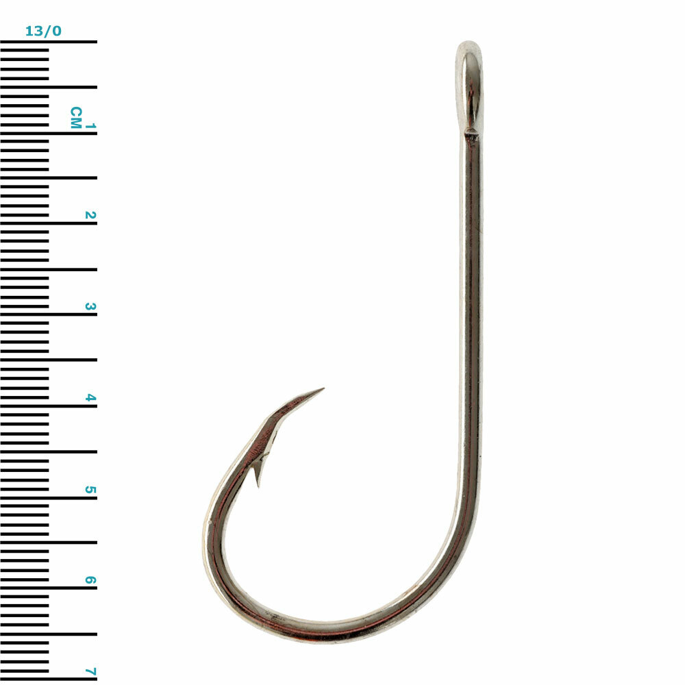 Mustad E-Z Baiter Fishing Hook – Kirbed, Duratin Finish, Size 12/0 – Easy Baiting & Strong Hold - View #5
