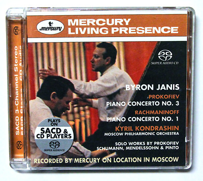 BYRON JANIS Prokofiev / Rachmaninoff Piano Concertos SACD Hybrid Super Audio CD