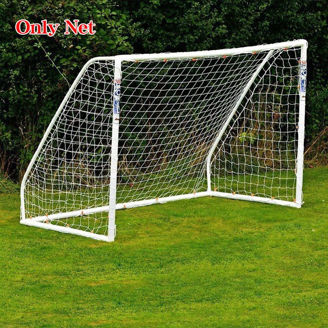 24 x 8FT PE Football Net Soccer Goal Post Nets Full Size Sport Training Match