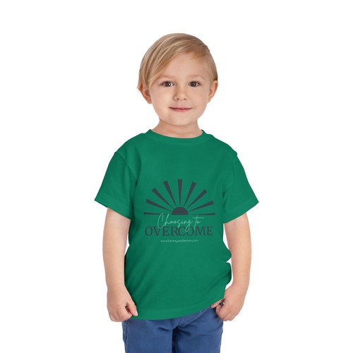 Positive Vibes Toddler Tee, Inspirational Kids Shirt, Overcome Graphic Tee, - Picture 16 of 37