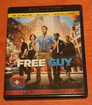 Free Guy 4K Ultra HD UHD Blu-ray Ryan Reynolds  Shawn Levy  Taika Waititi