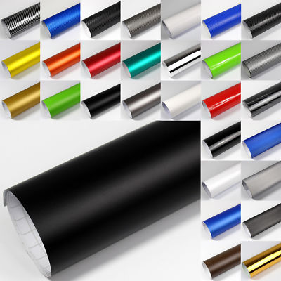 PREMIUM AutoFolie 3D 4D Carbon Matt Glänzend Chrom Gebürstet (8 /m²) Auto Folie