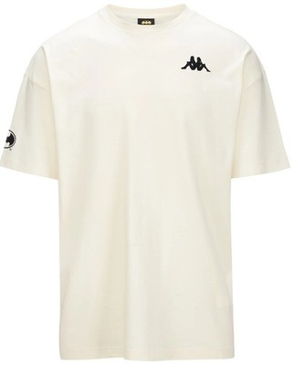  Freizeit T-shirt HERREN Kappa beige Authentic Zaki Warner Bros Baumwolle 
