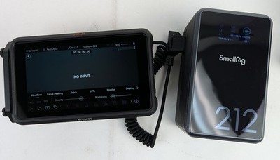 Atomos Ninja V 5'' 4K HDMI monitor/recorder W/SmallRig 212 Vmount Battery + Mount