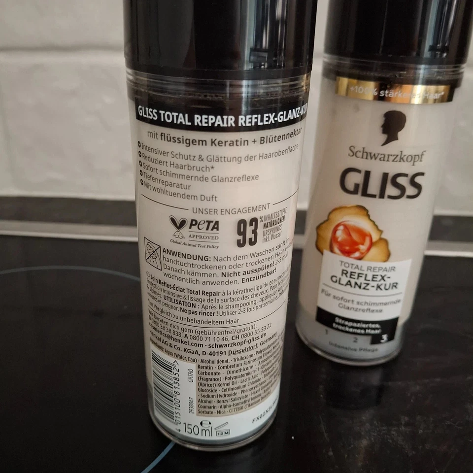 Spray acondicionador reparador Schwarzkopf Gliss Total Repair Express 150 ml Foto 3 de 3