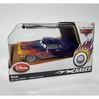 Disney Store Cars Greta Chaser Die Cast Car NEW