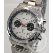 High-Quality Heavy Cushion Chronograph Watch, Matte & Mirror Finish, Used
