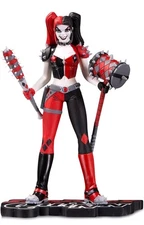 DC Direct Mcfarlane Toys Harley Quinn Red White & Black Amanda Conner Statue