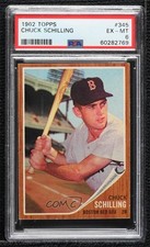 1962 Topps Chuck Schilling #345 PSA 6 1q7
