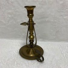 VTG Solid Brass Nautical Gimbal Swinging Swivel Candlestick Holder
