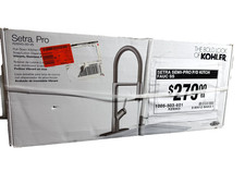 Kohler Setra Semi-Professional Sink Faucet w/Soap Dispenser in Vibrant Stainless