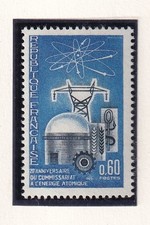 🦬Timbre France N°1462 - Luxe **  Commissariat Energie Atomique-  MNH** - 1965🦬